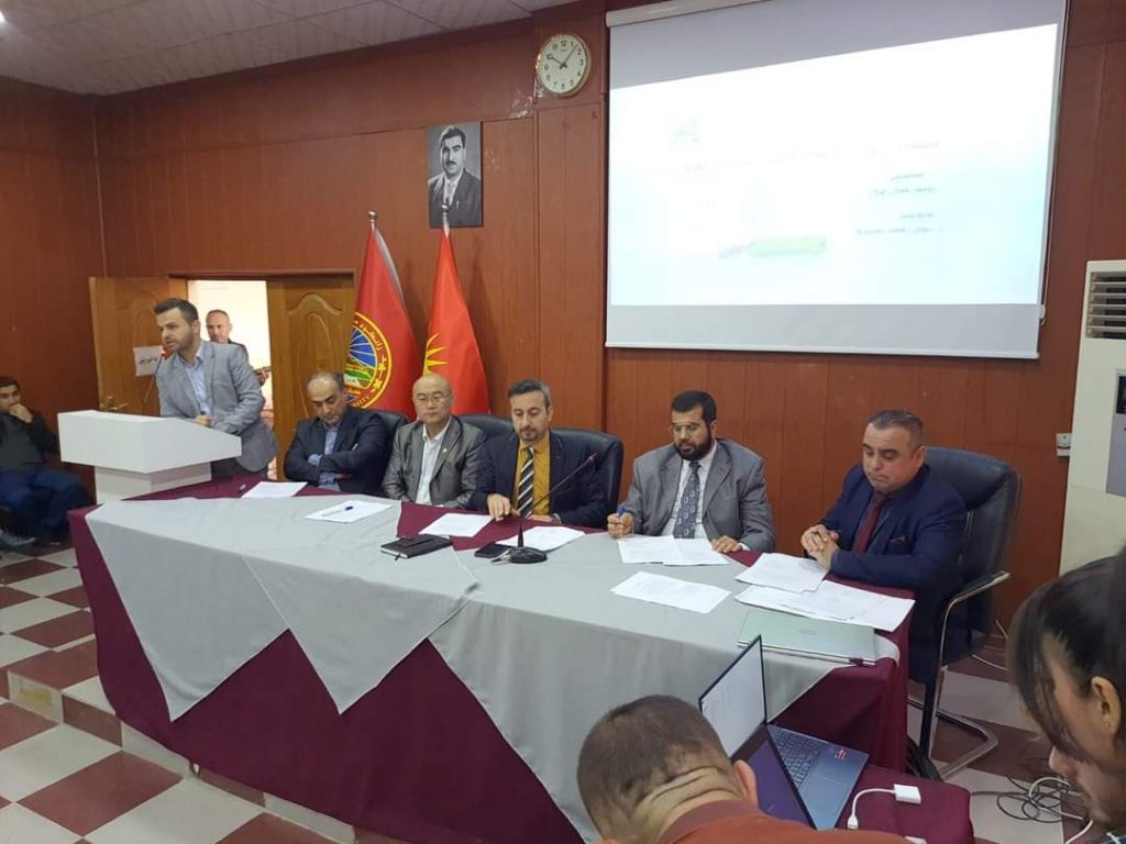 The Dean of the College of Languages, Assist. Prof. Dr. Saman Hussain, participated in the 5th Conference on the Best Graduation Project and Academic Poster.