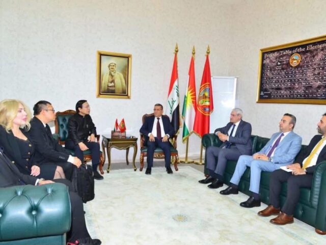 Visit of the Deputy Ambassador of Thailand to Salahaddin University and the College of Languages