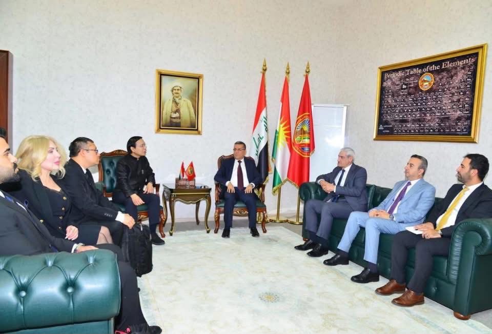 Visit of the Deputy Ambassador of Thailand to Salahaddin University and the College of Languages